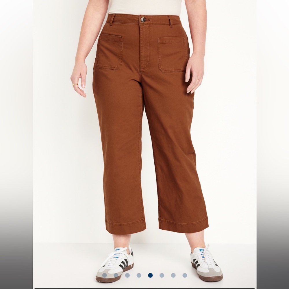 Old Navy Women's Wide Leg Pants in Brown